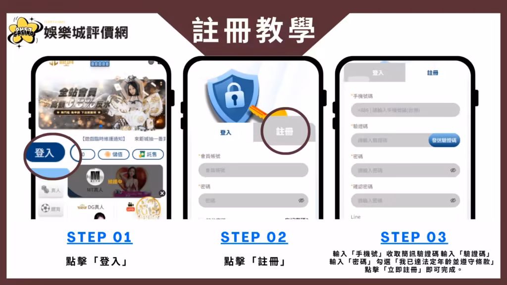 鉅城財神娛樂城註冊教學