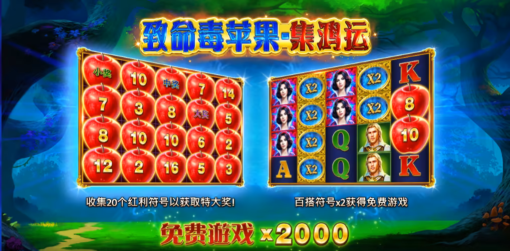 毒蘋果一直製作到第三代是知名的系列老虎機